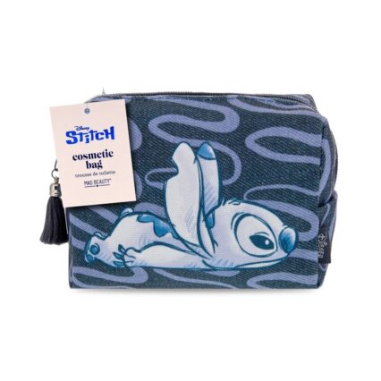 STITCH DENIM COSMETIC BAG