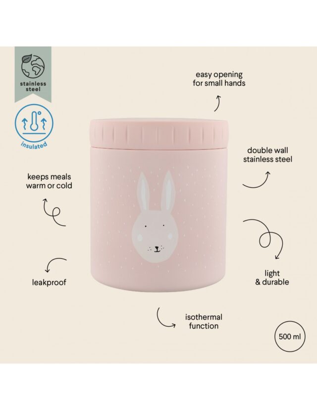 INS. LUNCH POT 500ML - MRS. RABBIT - Image 2