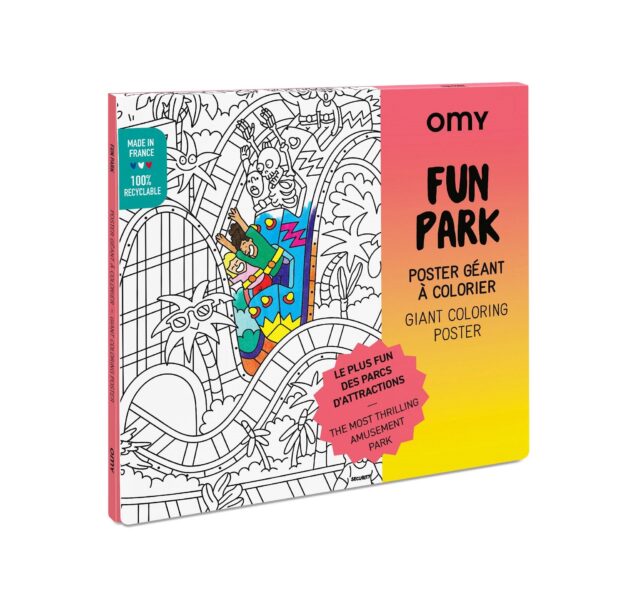 OMY. Αφίσα γίγας για ζωγραφική Fun Park