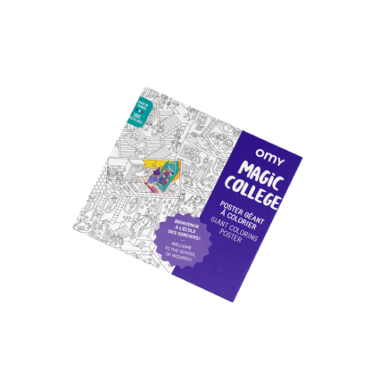 OMY. Αφίσα γίγας για ζωγραφική Magic College