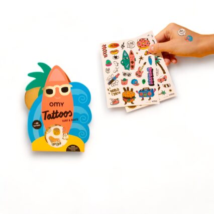 OMY. Αυτοκόλλητα tattoos Surf & Skate