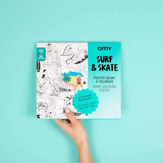 OMY. Αφίσα γίγας για ζωγραφική Surf and Skate - Image 2