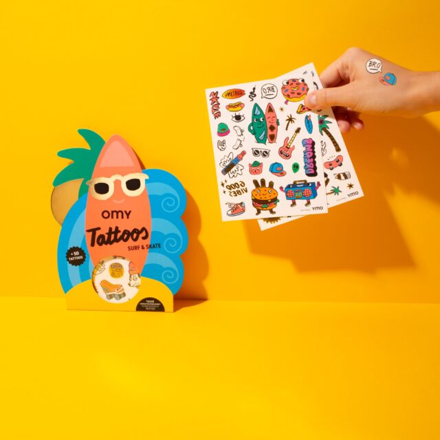 OMY. Αυτοκόλλητα tattoos Surf & Skate - Image 2