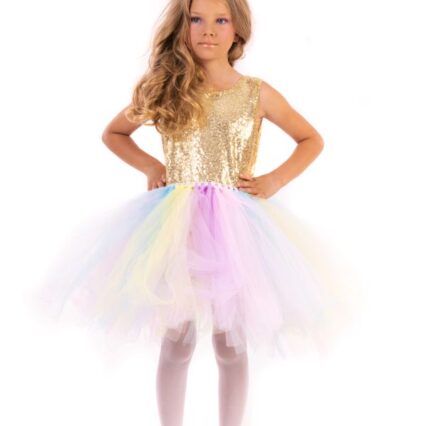 Αποκριάτικη Στολή Sunshine Unicorn Size 4-6