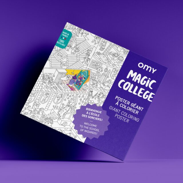 OMY. Αφίσα γίγας για ζωγραφική Magic College - Image 3