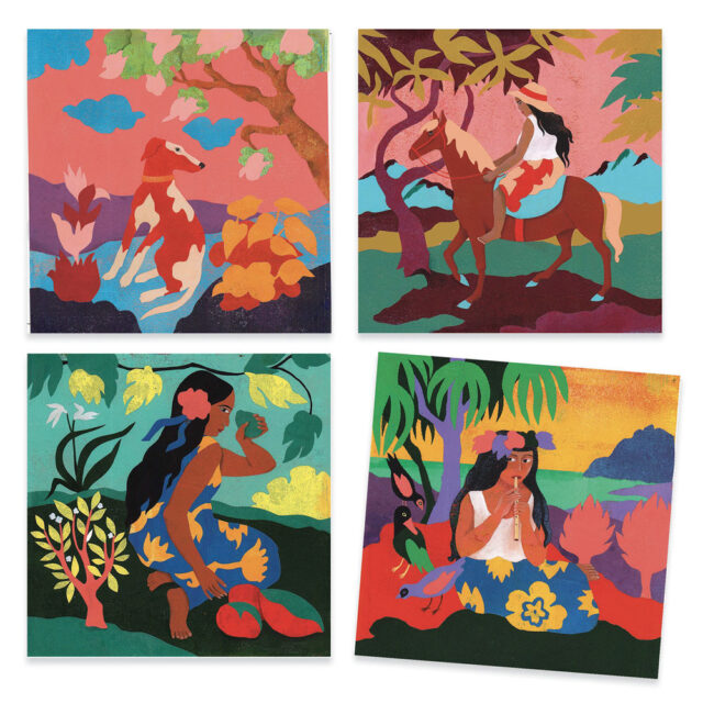 Djeco Inspired by Paul Gauguin- Ζωγραφική με ακουαρέλα Πολυνησία - Image 2