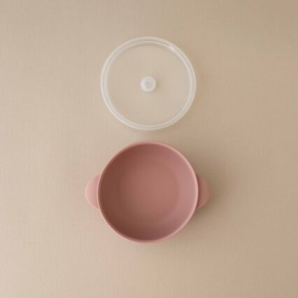 Μπωλ σιλικόνης Nino light pink
