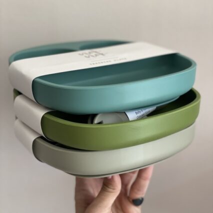 Εκπαιδευτικο Πιάτο Σιλικόνης Nino Forest Green 6m+
