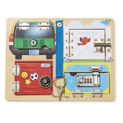Πίνακας ξύλινος με κλειδαριές Melissa and Doug