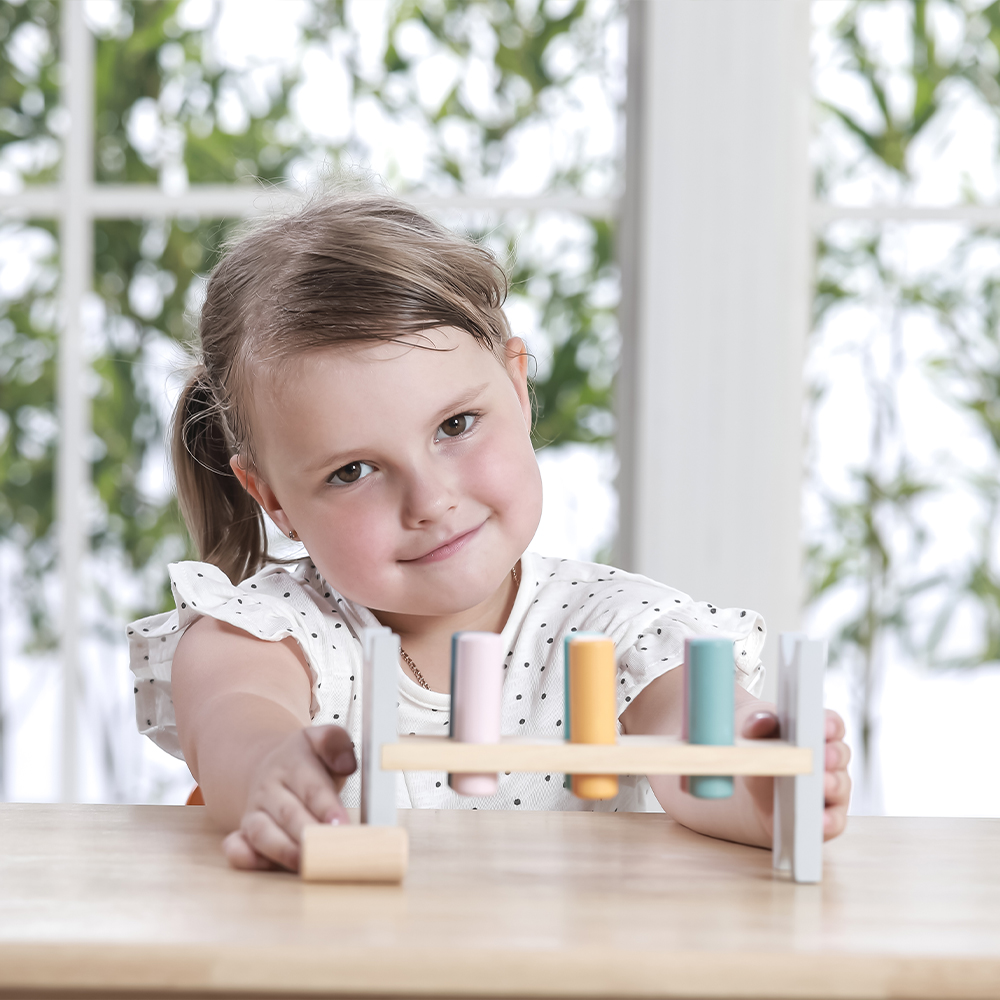 Viga ξύλινη βάση με σφυράκι για καρφώματα - Image 4