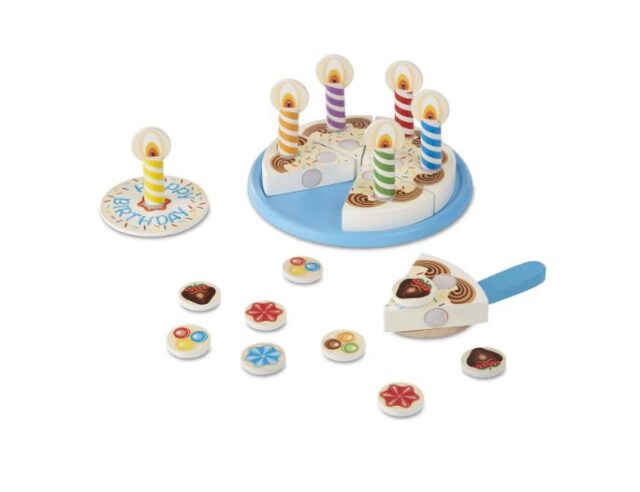 Melissa and Doug Τούρτα Γενεθλίων Σετ Ξύλινο Παιχνίδι 34τμχ 50532 - Image 8