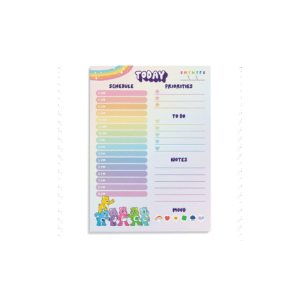 CARE BEARS PLANNER NOTEPAD