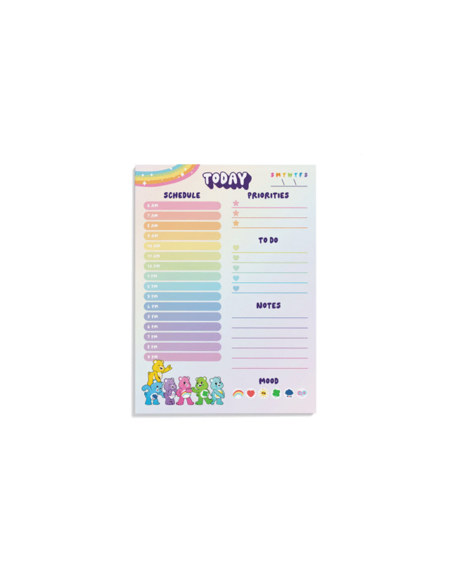 CARE BEARS PLANNER NOTEPAD