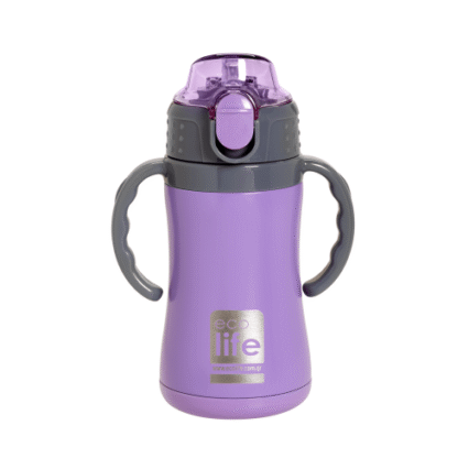 EcoLife Παγούρι Θερμός με Χειρολαβές 300ml Lilac