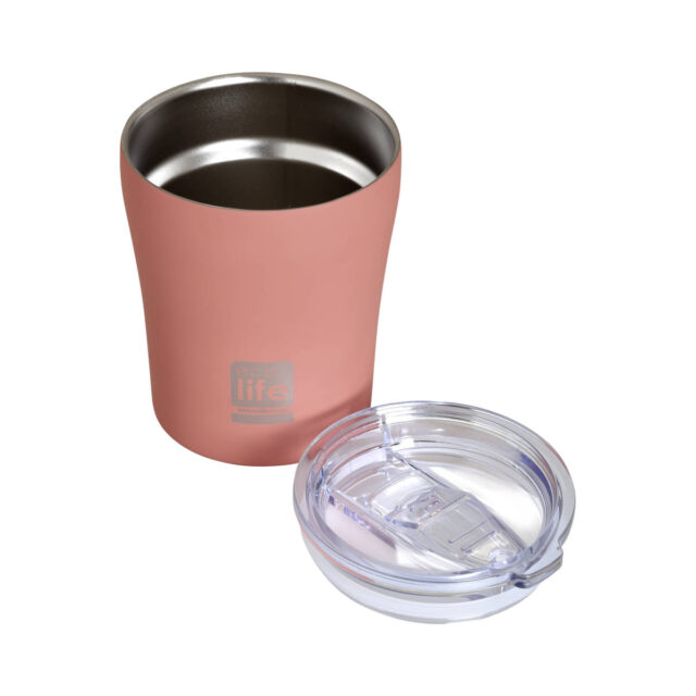Ecolife Coffee Thermos Ροζ (Matte) 300 ml - Image 3