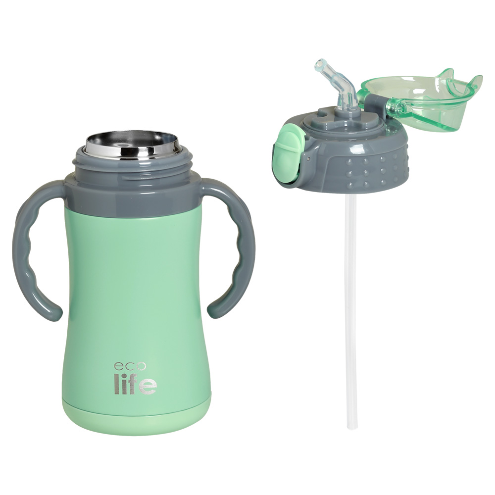 ΑΝΟΞΕΙΔΩΤΟ ΠΑΙΔΙΚΟ ΘΕΡΜΟΣ ECOLIFE THERMOS KIDS 300ML ΜΕΝΤΑ - Image 6