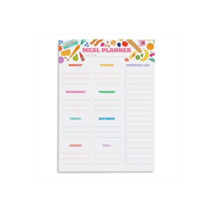MEAL PLANNER NOTEPAD