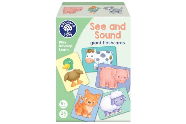 Orchard Toys Εκπαιδευτικές Κάρτες "Ζωάκια της Φάρμας & οι Ήχοι τους" για Παιδιά από 9+ μηνών