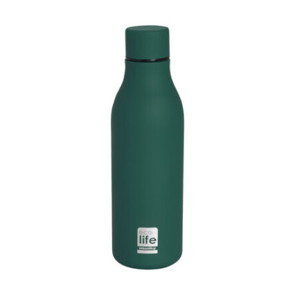 Ecolife Μεταλλικό Μπουκάλι Θερμός Pine Green 550 ml