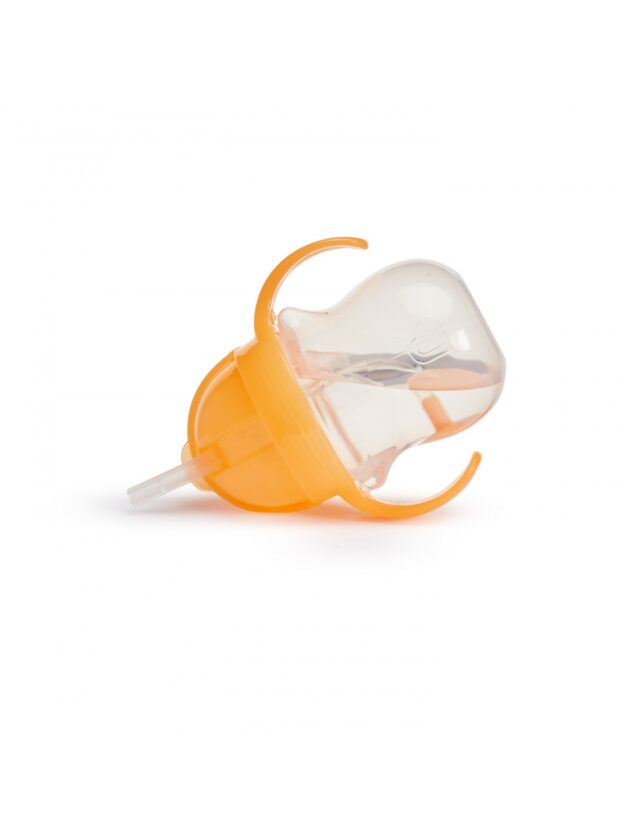 Κύπελλο με καλαμάκι Munchkin 6m+ 207ml πορτοκαλί - Image 6
