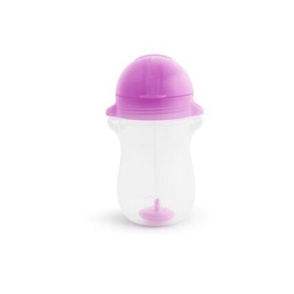 Εκπαιδευτικό Ποτήρι με Καλαμάκι 296ml Tip n Sip Tall Purple Munchkin 90144