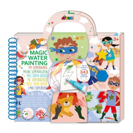 MAGIC WATER PAINTING -MY SUPERHEROS