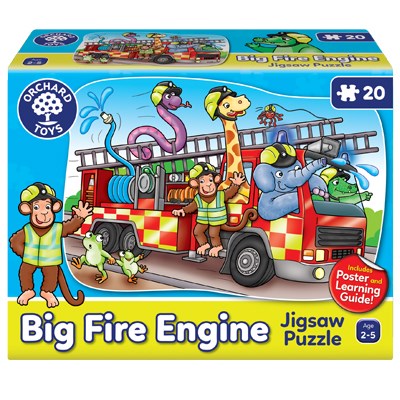 Orchard Toys "Μεγάλο πυροσβεστικό με ζώα" Παζλ- Ηλικίες 2+ ετών