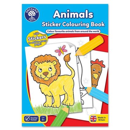 Orchard Toys Animals Colouring Book-Βιβλίο δραστηριοτήτων & ζωγραφικής 3+ ετών