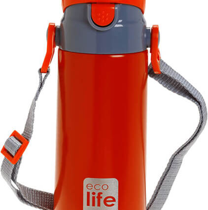 ΑΝΟΞΕΙΔΩΤΟ ΠΑΙΔΙΚΟ ΘΕΡΜΟΣ ECOLIFE THERMOS KIDS 400ML ΚOKKINO