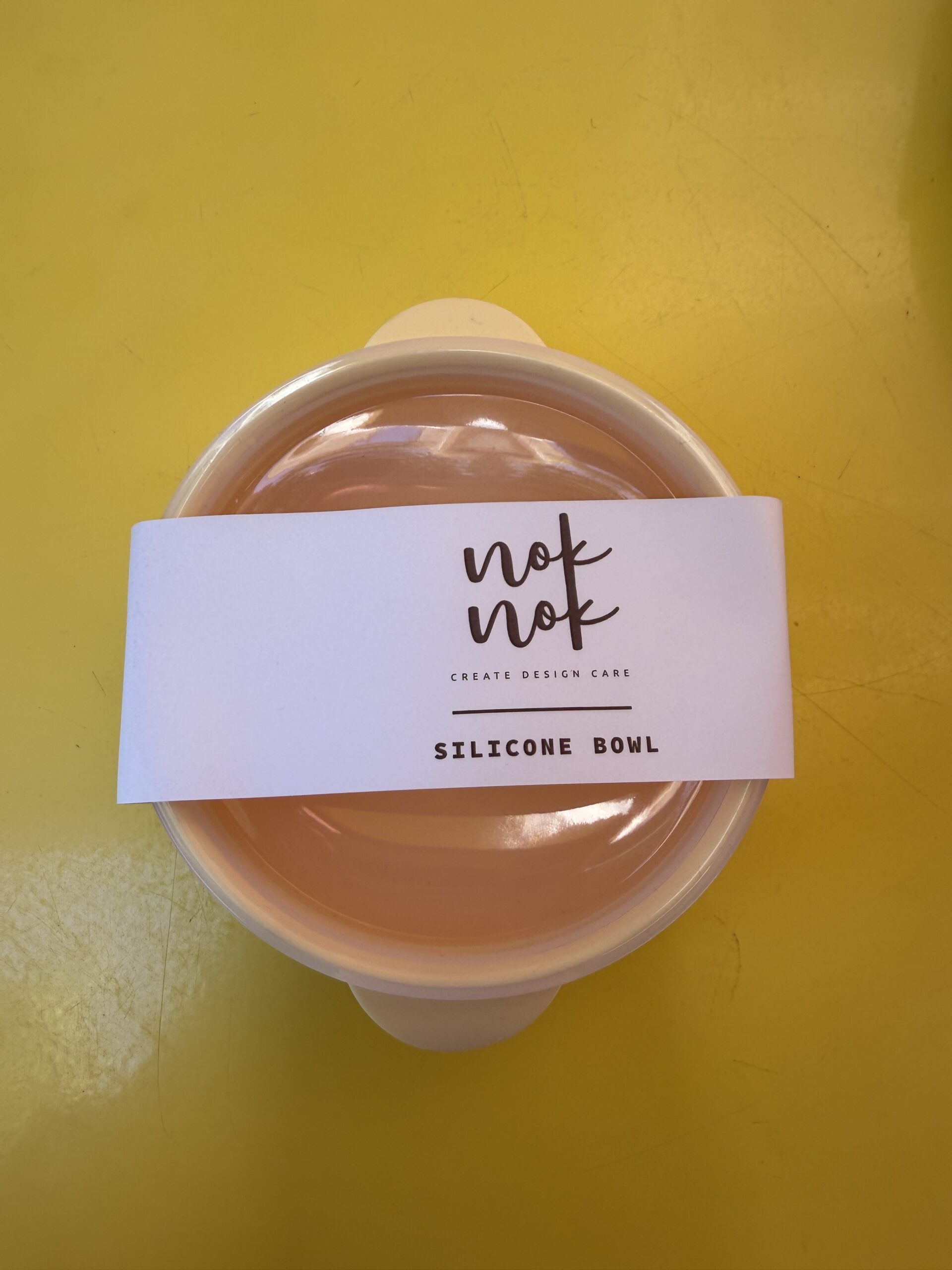 Μπωλ σιλικόνης banana yellow - Image 2