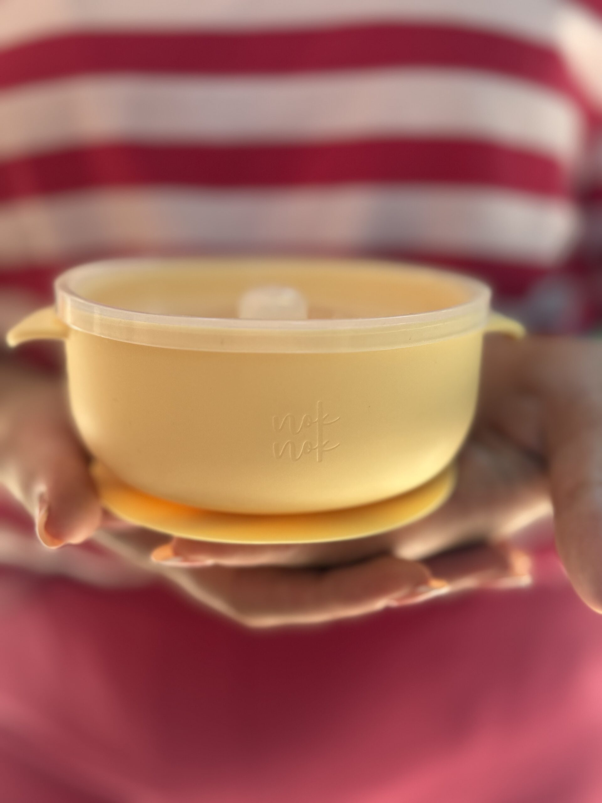 Μπωλ σιλικόνης banana yellow