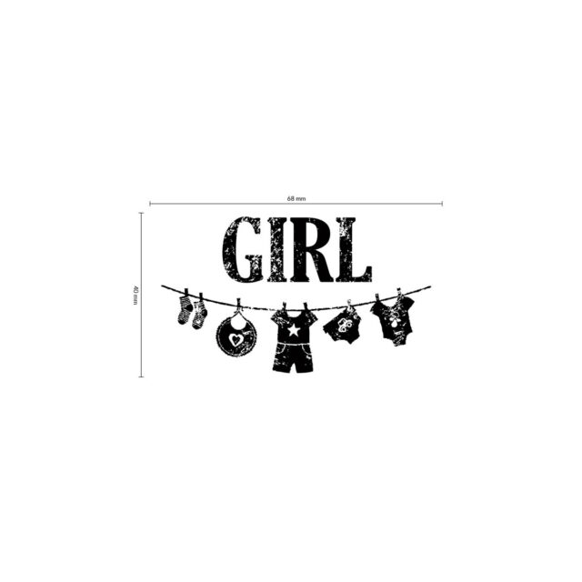 COLOP Arts & Crafts Vintage Stamp Girl - Image 3