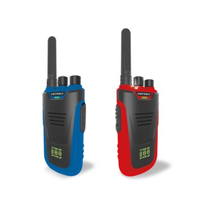 Επαναφορτιζόμενα walkie-takies - Μαυρό & Κόκκινο (2 τεμάχια)