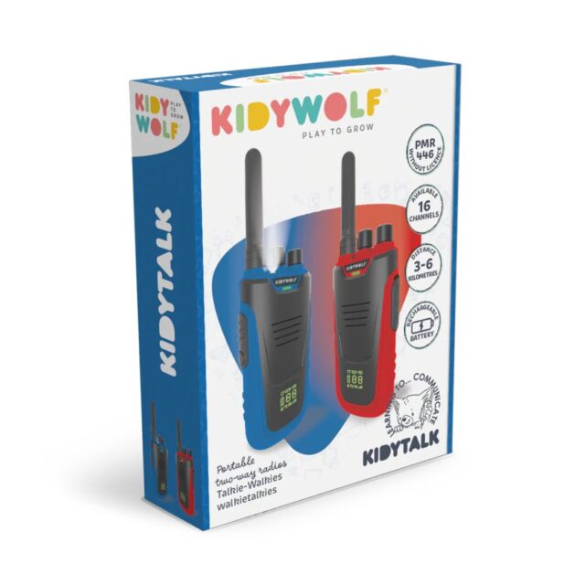 Επαναφορτιζόμενα walkie-takies - Μαυρό & Κόκκινο (2 τεμάχια) - Image 3