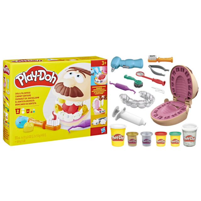 PLAY-DOH ΣΕΤ DRILL N FILL ΟΔΟΝΤΙΑΤΡΟΣ (#F1259) - Image 2