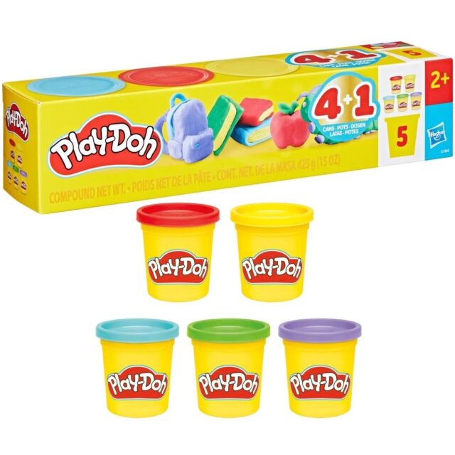 PLAY-DOH ΣΕΤ BACK TO SCHOOL 5-PACK (#G1860) - Image 2