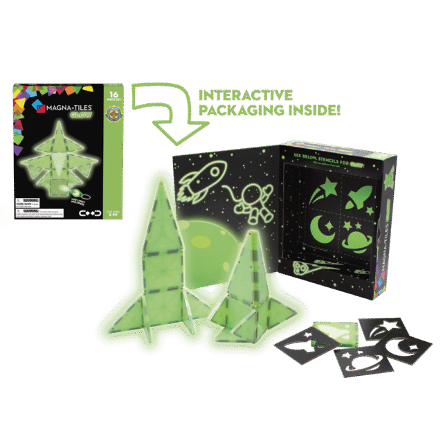 MAGNA-TILES® Glow 16 Κομμάτια Set - Image 2