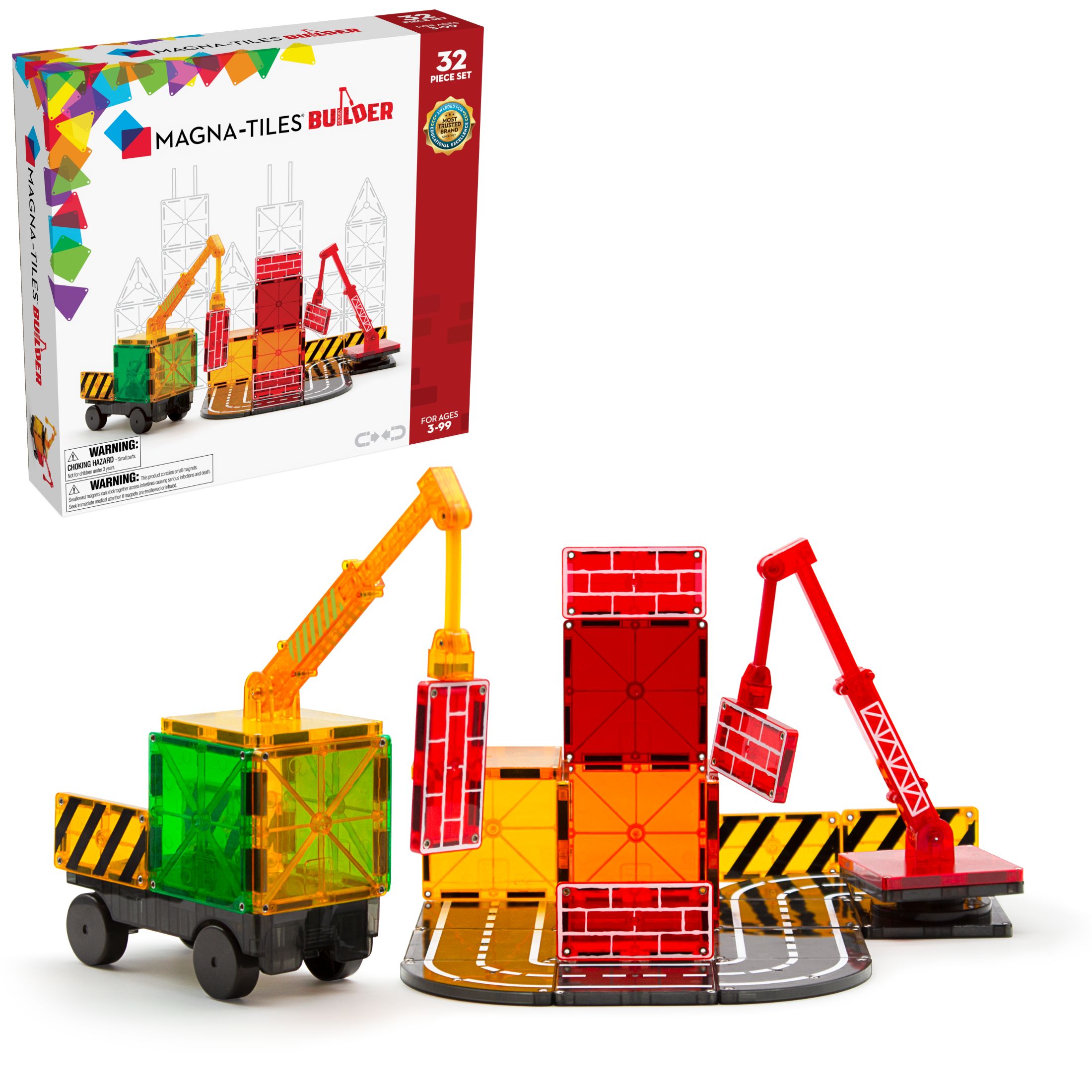 MAGNA-TILES® Builder 32 Κομμάτια Set - Image 2