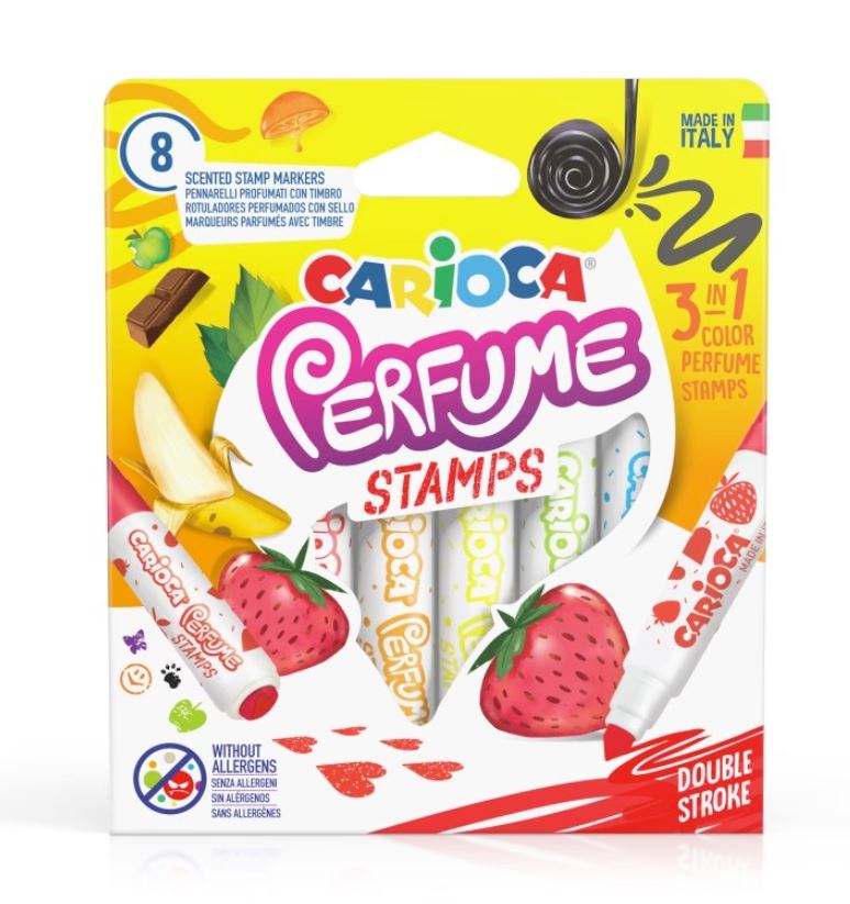 ΜΑΡΚΑΔΟΡΟΙ CARIOCA PERFUME STAMPS 8 χρωμ.