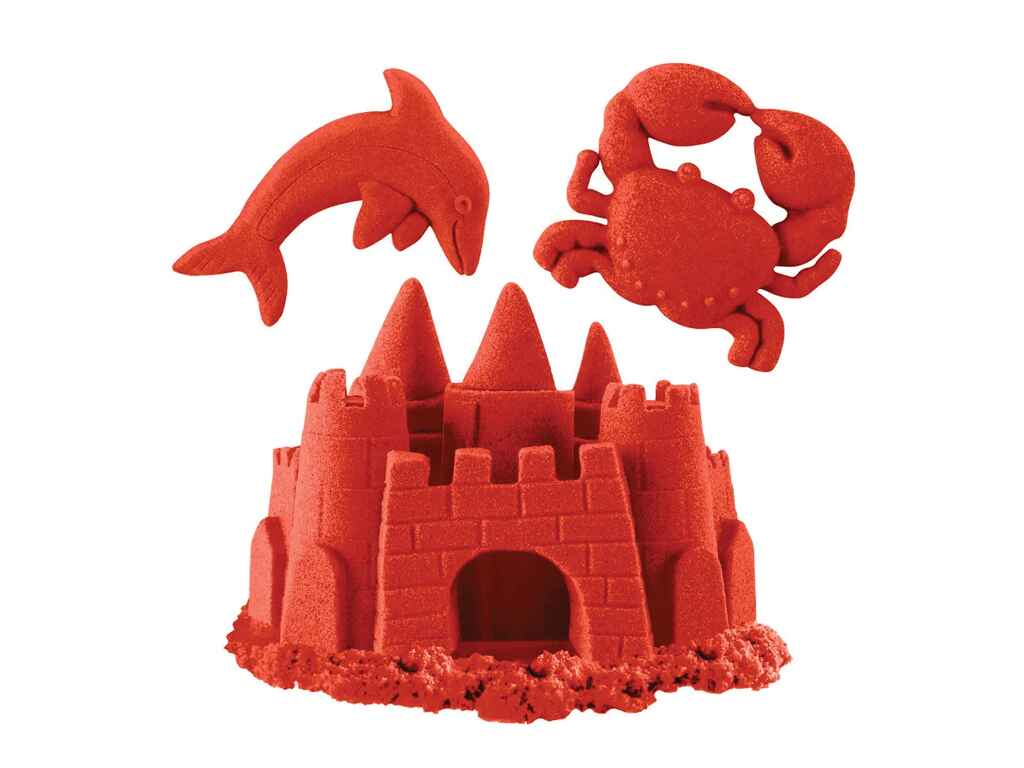 KINETIC SAND ΑΜΜΟΣ ΚΟΚΚΙΝΗ 227 γρ. - Image 3