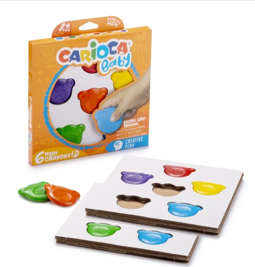 ΚΡΑΓΙΟΝ ΚΕΡΙΝΑ CARIOCA BABY TEDDY (1+) 6 χρωμ.