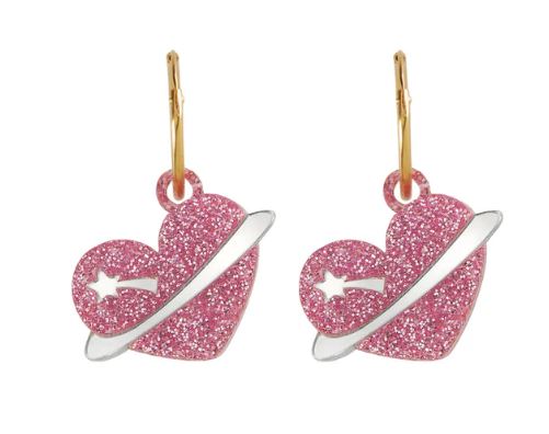 Planet Heart Earrings