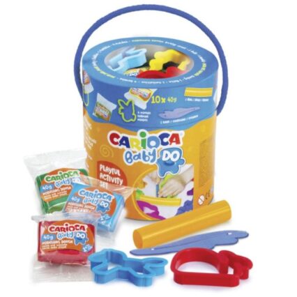 ΠΛΑΣΤΟΖΥΜΑΡΑΚΙΑ CARIOCA BABY ΚΟΥΒΑΔΑΚΙ 10τεμ 40gr + ΕΡΓΑΛΕΙΑ