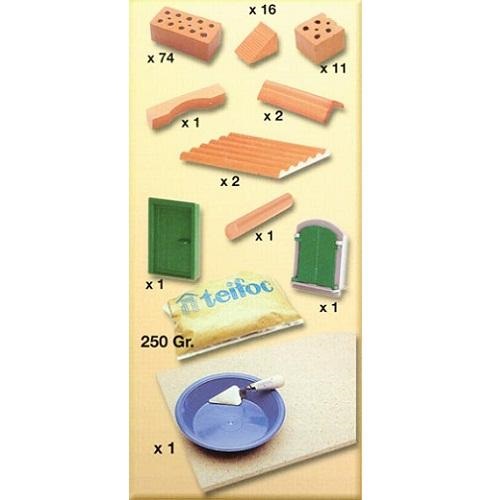 Teifoc Κεραμικά κατ. σπίτι με τούβλα σετ αρχαρίων - Image 3