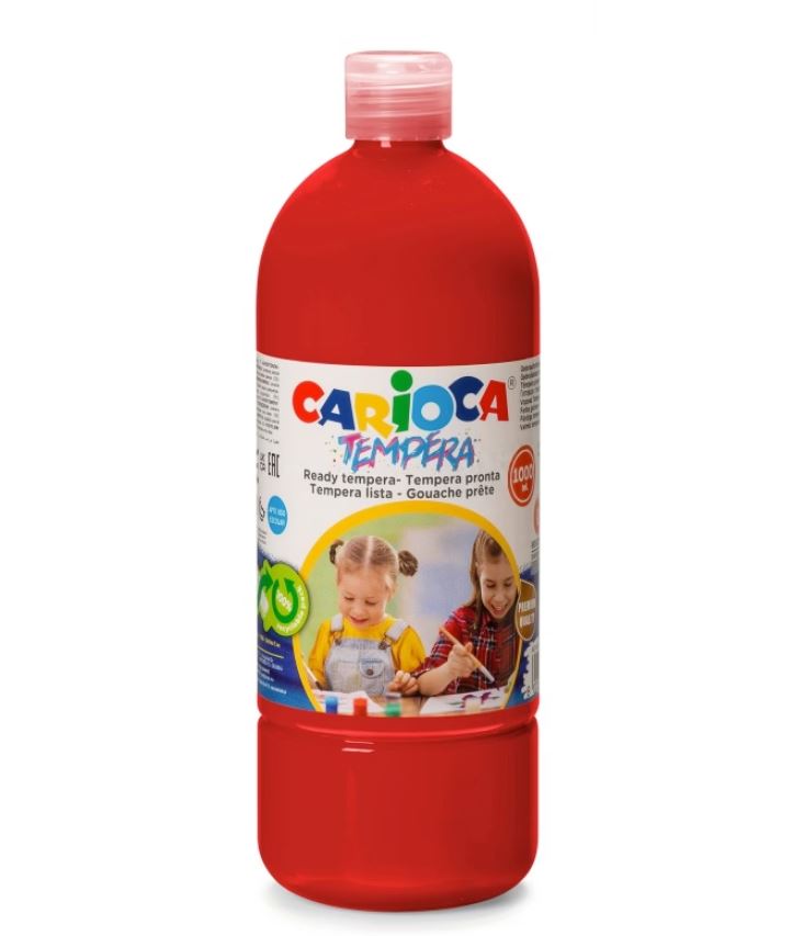 ΤΕΜΠΕΡΑ CARIOCA ΜΠΟΥΚΑΛΙ 1 lt ΚΟΚΚΙΝΟ
