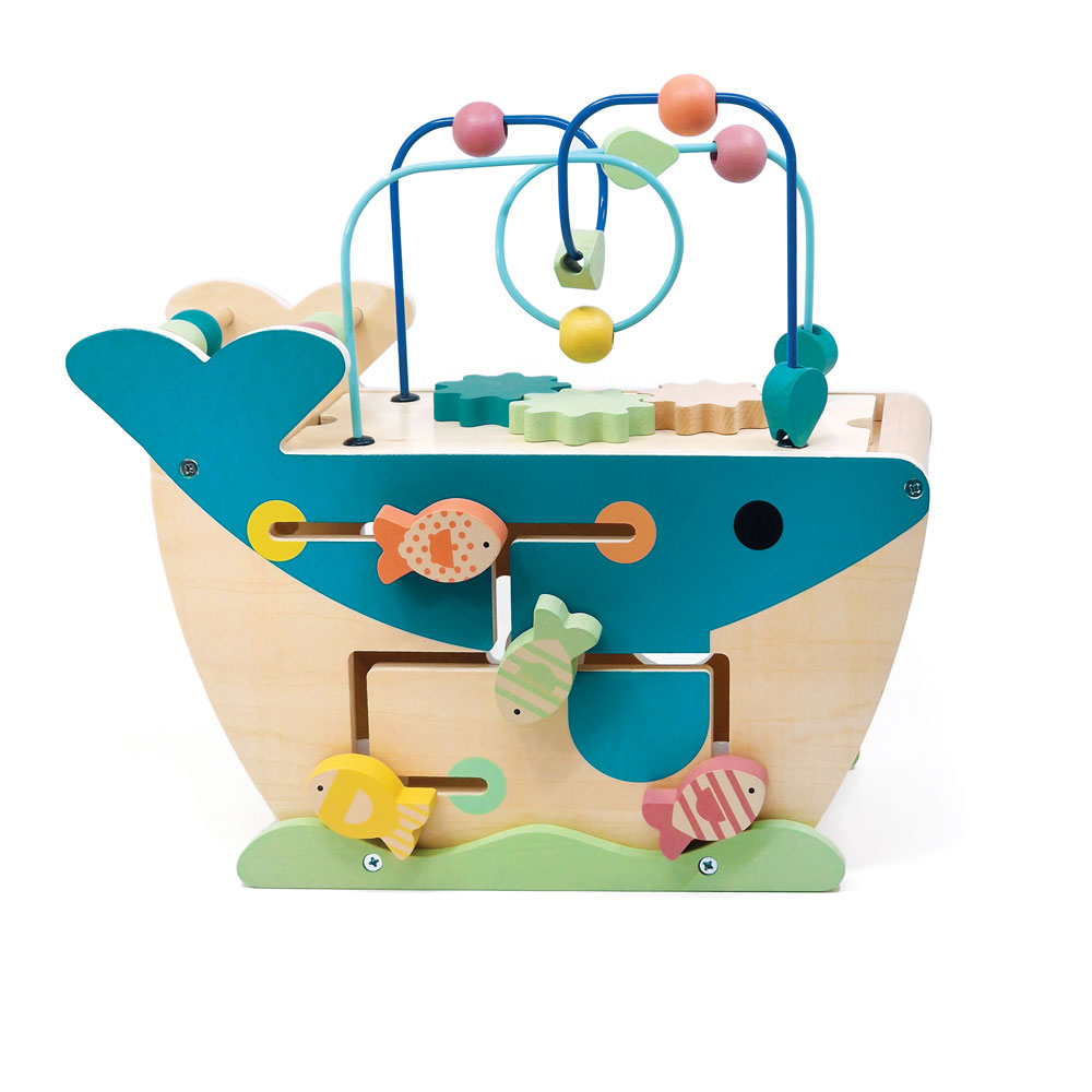 Svoora ξύλινο παιχνίδι δραστηριοτήτων με ασκήσεις προγραφής "Φάλαινα" - Image 2