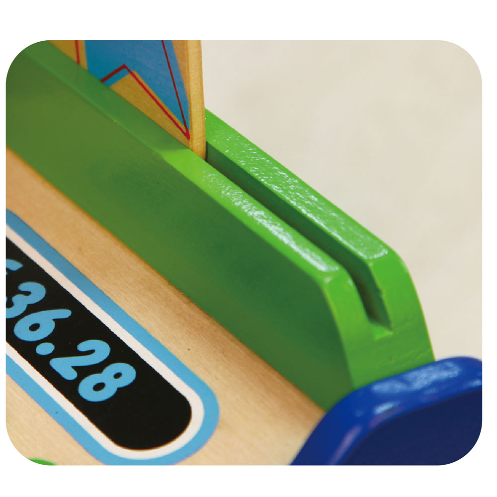 Viga Ξύλινη ταμειακή μηχανή με εξαρτήματα - Image 5