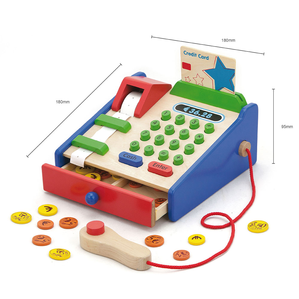 Viga Ξύλινη ταμειακή μηχανή με εξαρτήματα - Image 6