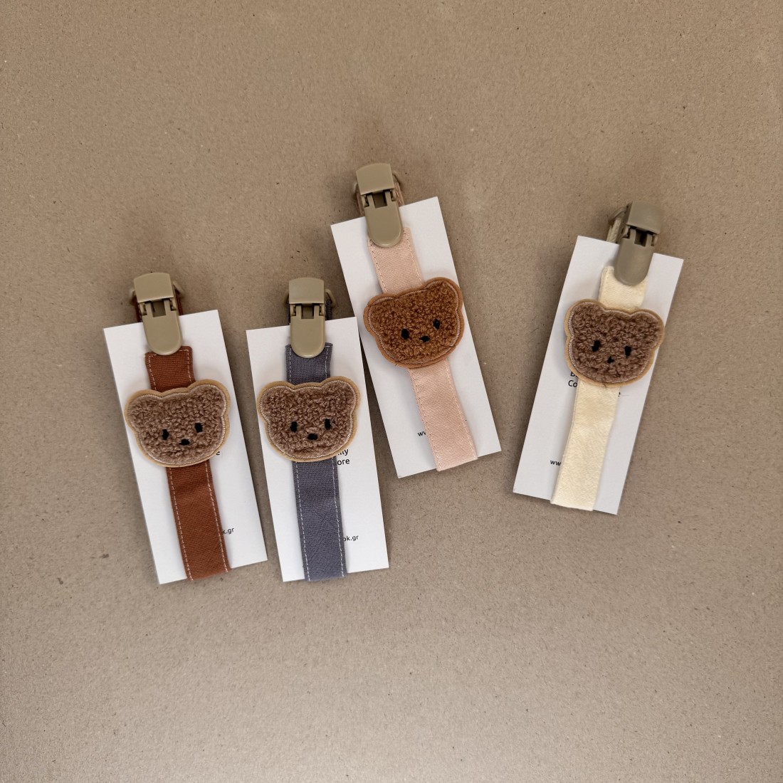 NOKNOK Pacifier Clip bear