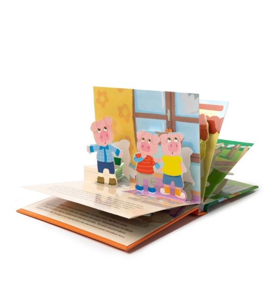 Βιβλίο POP UP: Τα τρία γουρουνάκια - Image 3